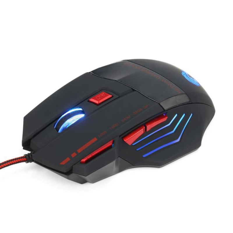 Wholesale 7 buttons 3200dpi usb optical wired gaming mouse -