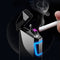 Zinc Alloy Electronic Pulse Usb Recharge Sense Touch Electric Arc Cigar Cigarette display power Lighter ELECTRONICS-HEAVEN 